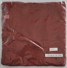 Silk Iridescent Chiffon Scarf, Sunset Rust, 17" x 72", 43" by 183 cm, 6 mm