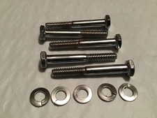 Harley Sportster Chrome Oil Pump Mounting Bolts 1971-76 XL XLH XLCH
