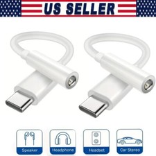 USB-C Type C to 3.5mm AUX Headphone Jack Adapter Lot For iPhone 15/Android Phone