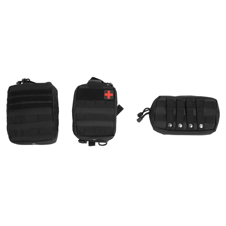 Tailgate Tactical Molle Panel + 3 Storage Bag For JEEP WRANGLER JK JL 2007-2022 - Image 4 of 4