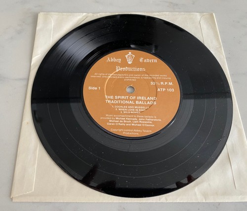 The Abbey Tavern The Spirit Of Ireland Music Record Vinyl 33 1/3 rpm 6 songs - Picture 6 of 7