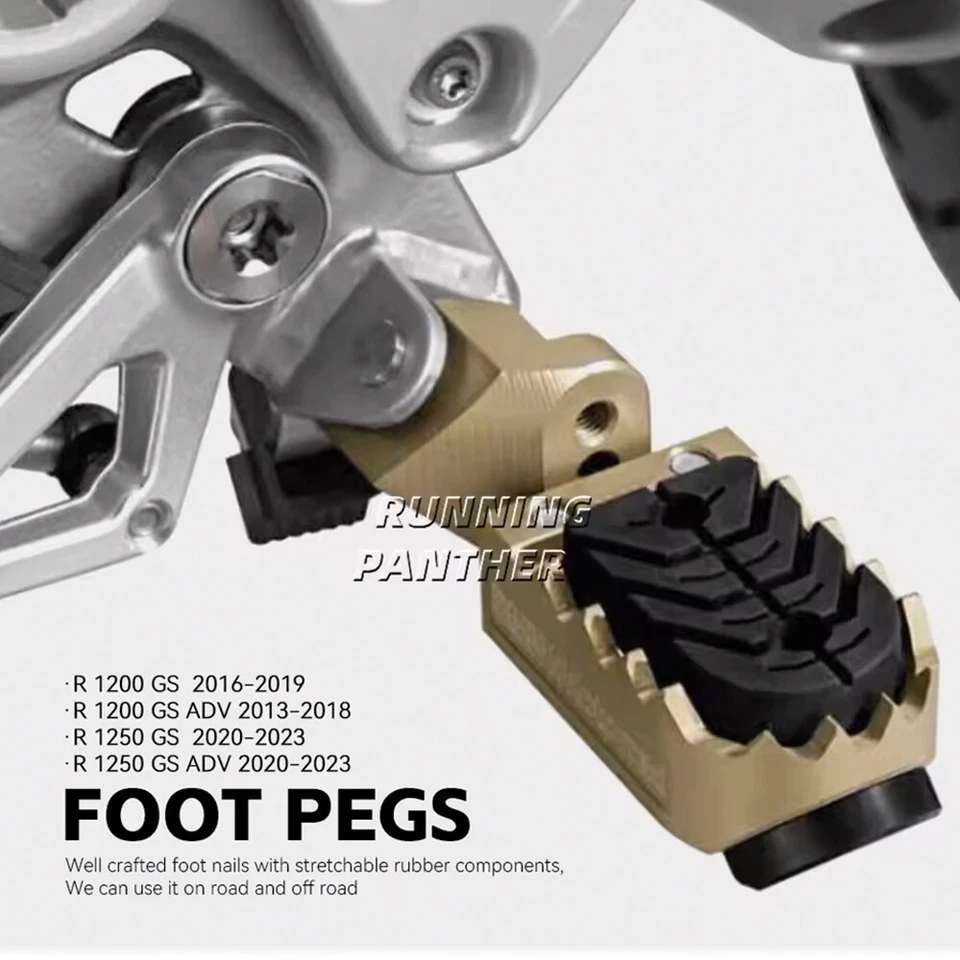 For BMW R1200GS R1250GS Adventure Motorcycle Accessorie Adjustable Foot Pegs Kit Foto 4 de 4