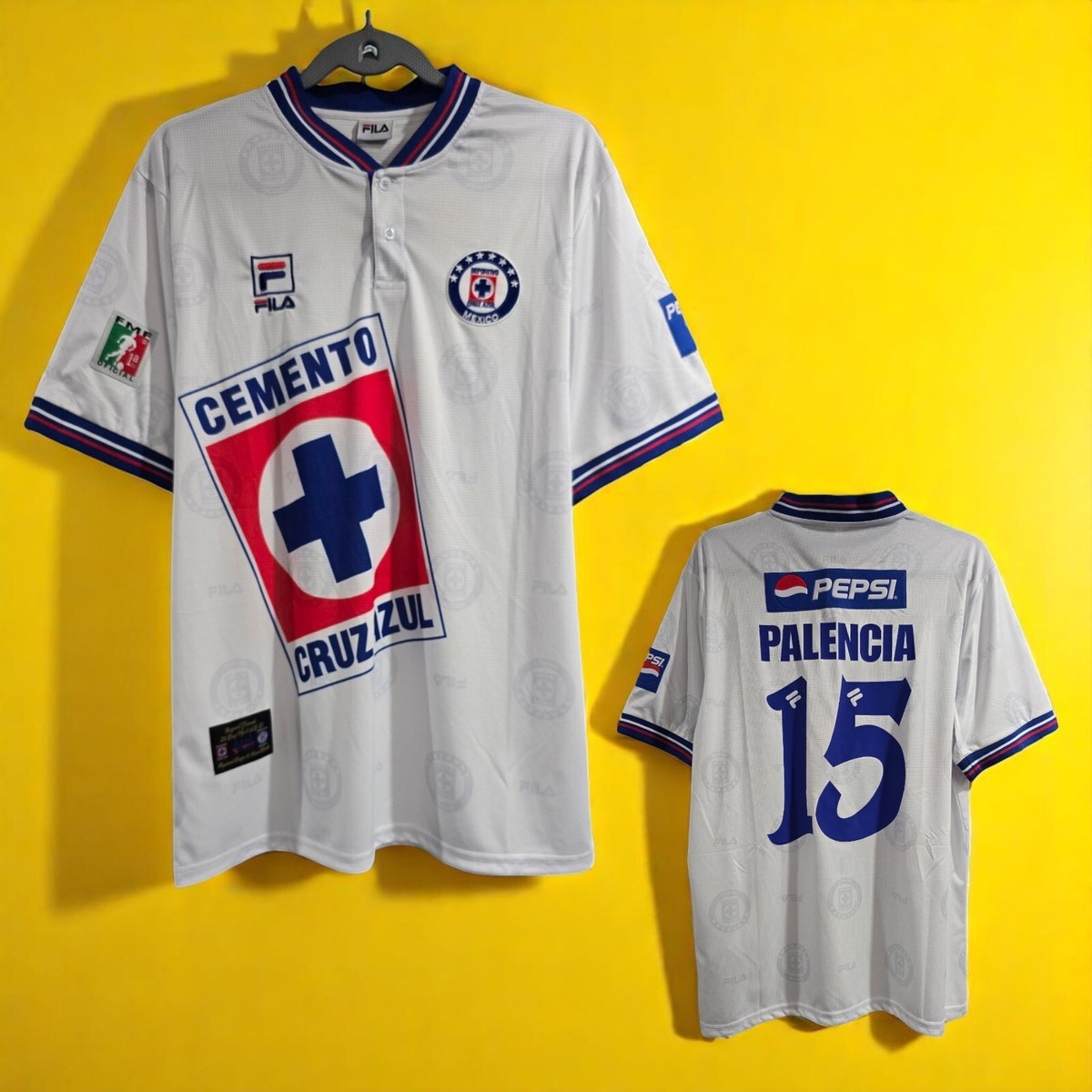 CRUZ AZUL AWAY - Football Soccer - Champion 97/98 - PALENCIA # 15