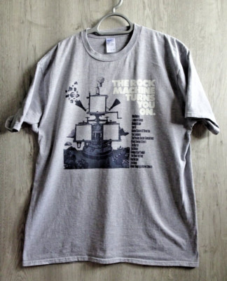 The Rock Machine Turns You On T Shirt  Size XL Gildan The Zombies Moby Grape