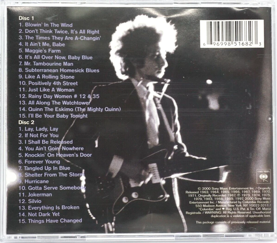Bob Dylan : The Essential 2CD Album - Blowing In The Wind - Image 2 of 3