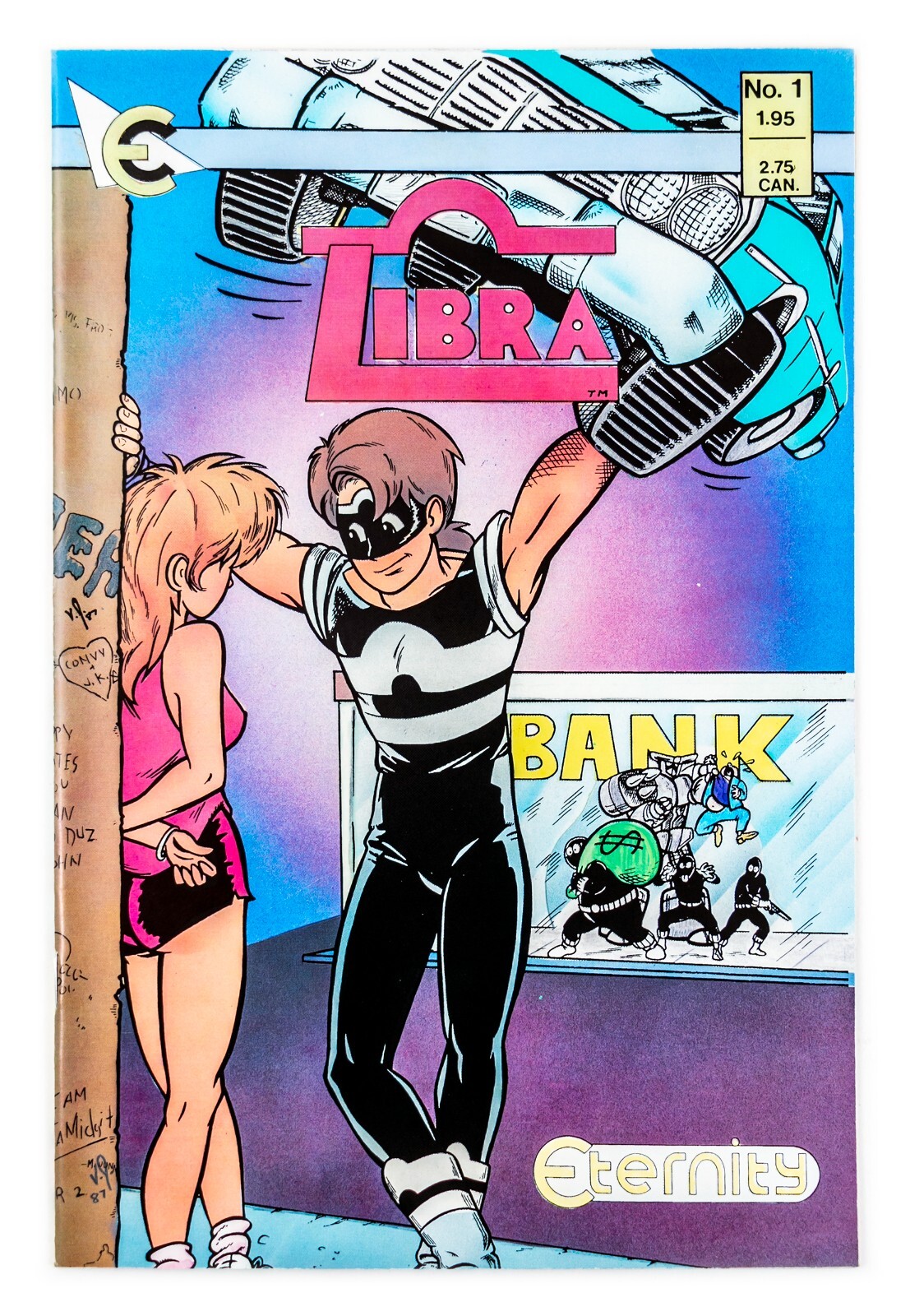 Libra #1 (1987 Eternity Comics) New Superhero Reggie Byers! Unread! NM-