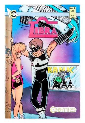 Libra #1 (1987 Eternity Comics) New Superhero Reggie Byers! Unread! NM- - 第 1/3 張圖片