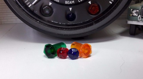Land Rover Instrument Gauge Jewel Set Speedo Jaeger Smiths Warning Series 1 2 3 - Picture 1 of 5