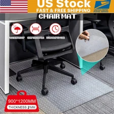 Office Chair Mat Computer Desk Chair Mat for Carpet Floor Extended Lip 48" x 36"
