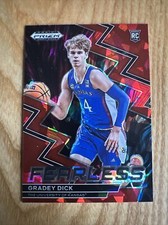 Gradey Dick 2023-24 Panini Prizm Draft Basketball Fearless RED ICE #7