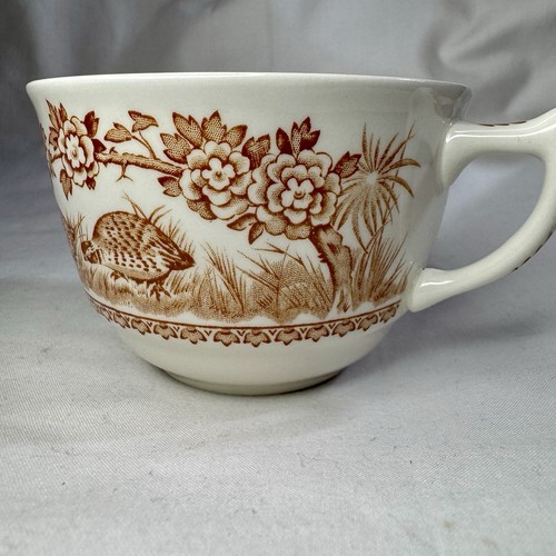 Furnivals Vintage Brown Quail Teacup 1913 England Single Cup - Picture 7 of 11
