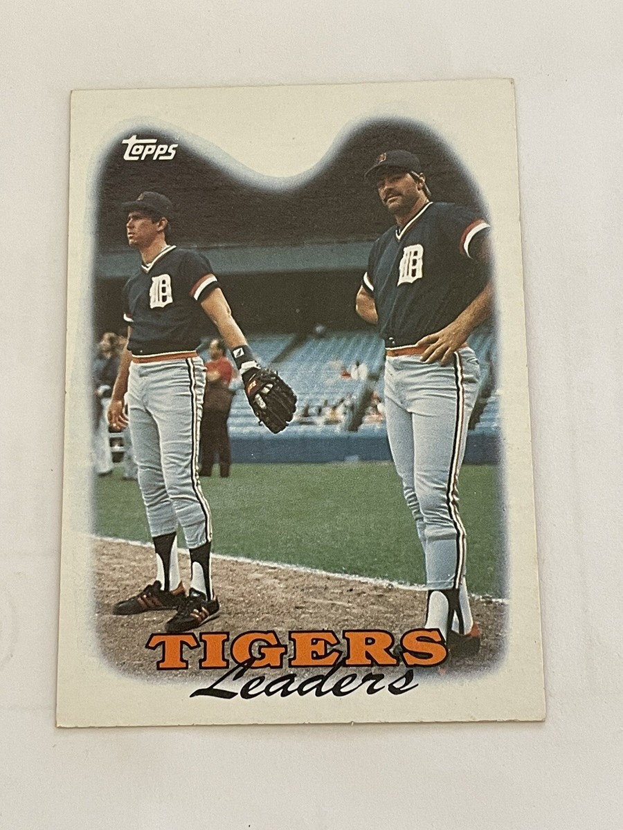 Detroit Tigers Toppsカード図鑑1952-1987 Detroit Tigers 1987 Team Leaders 1988 Topps Baseball Card #429 | eBay