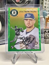 2023 Topps Chrome Platinum #101 Green Wave Refractor /99 Norge Ruiz RC Athletics