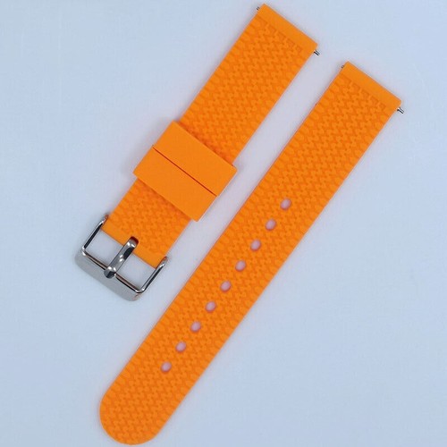 Schnellverschluss Silikon Kautschuk Armband Wasserdicht Uhrenarmband Strap 18 20 22 24 mm - Bild 22 von 47
