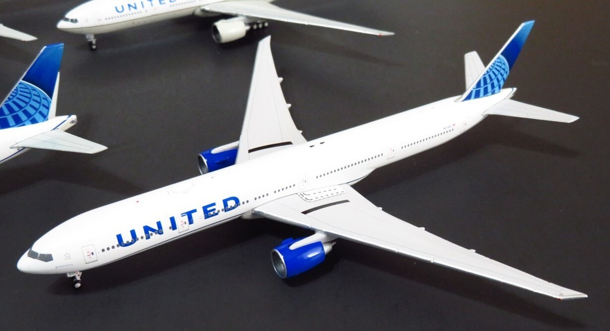 Four Pack Set. Gemini Jets United Airlines B777. 1:400 Scale