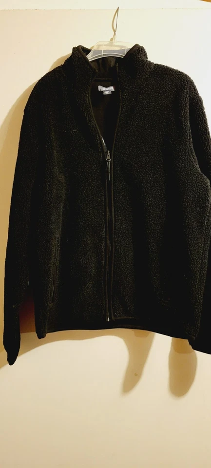 Men's Designer Kenneth Cole Reaction Black Coat Jacket Large Casual - Image 3 of 4