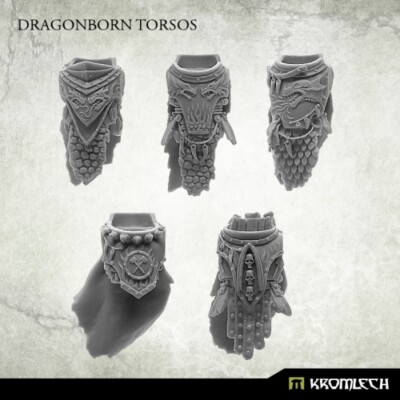 Salamanders Dragonborn Torsos x5-Kromlech- Upgrades Adrax Vulkan