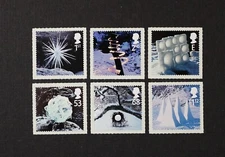 GR BRITAIN 2003 Christmas, Ice Sculptures complete set of 6 stamps Mint NH