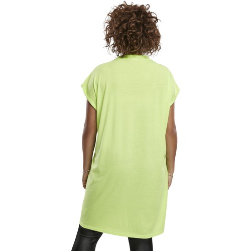 Urban Classics Ladies Turtle Extended Shoulder Dress Damen Sommer Kleid XS - 5XL - Picture 115 of 161