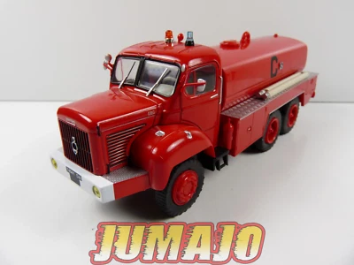 CPF123 Camion 1/43 Hachette IXO Pompiers : BERLIET GBC 34 citerne aeroport de to