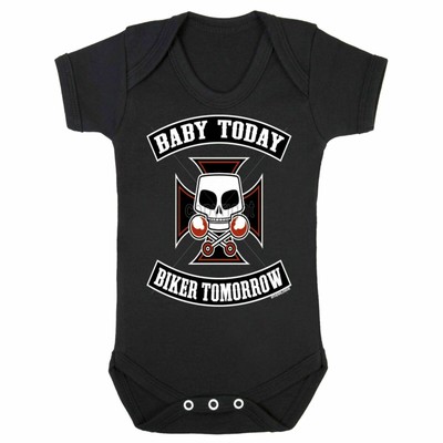 motorbike baby grow