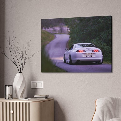 Toyota Supra Mk4 High Resolution Museum Quality Horizontal Canvas Print #018 - Picture 2 of 10