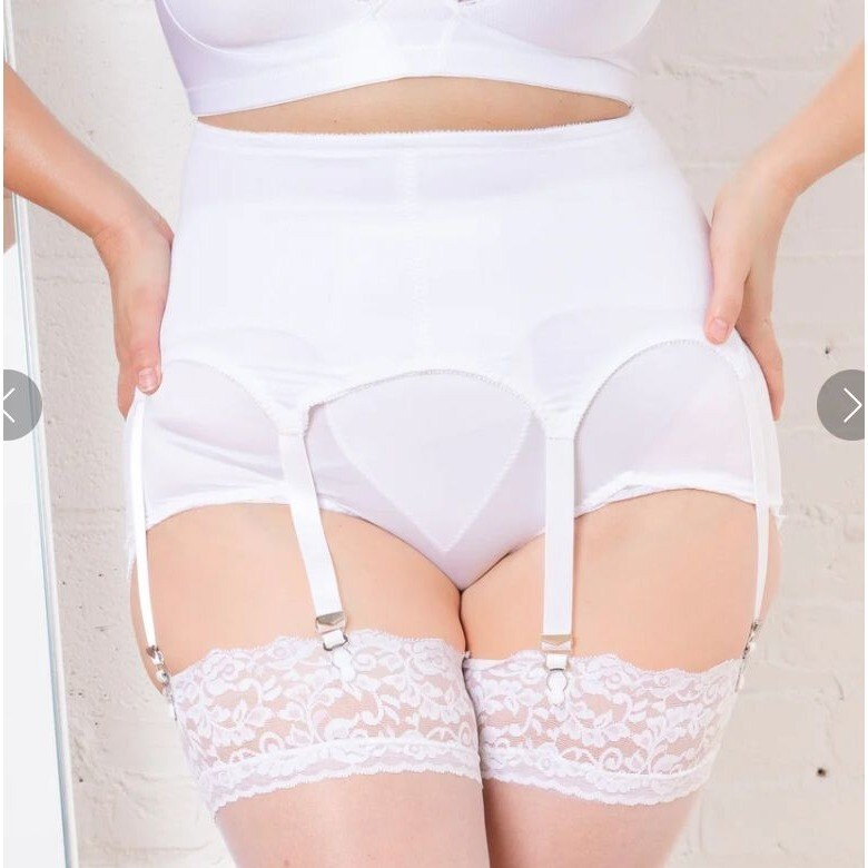 NWT Rago White Stretch Garter Belt Medium Shaping Size 2X | eBay