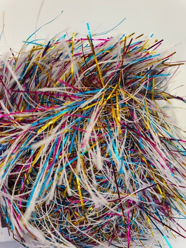 King cole tinsel chunky - argent 50g ball - Picture 3 of 3