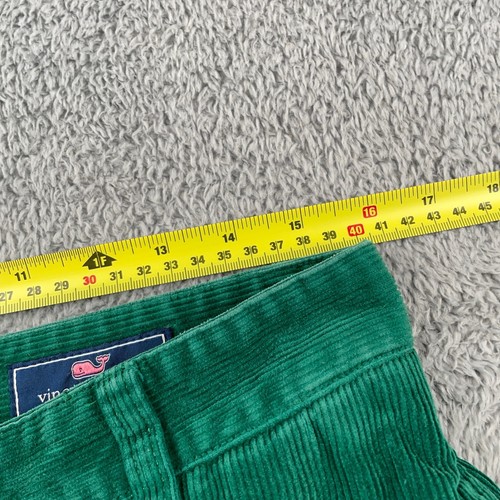 Vineyard Vines Pants Mens 32x32 Green Corduroy Club Straight Trousers Preppy - Picture 5 of 9