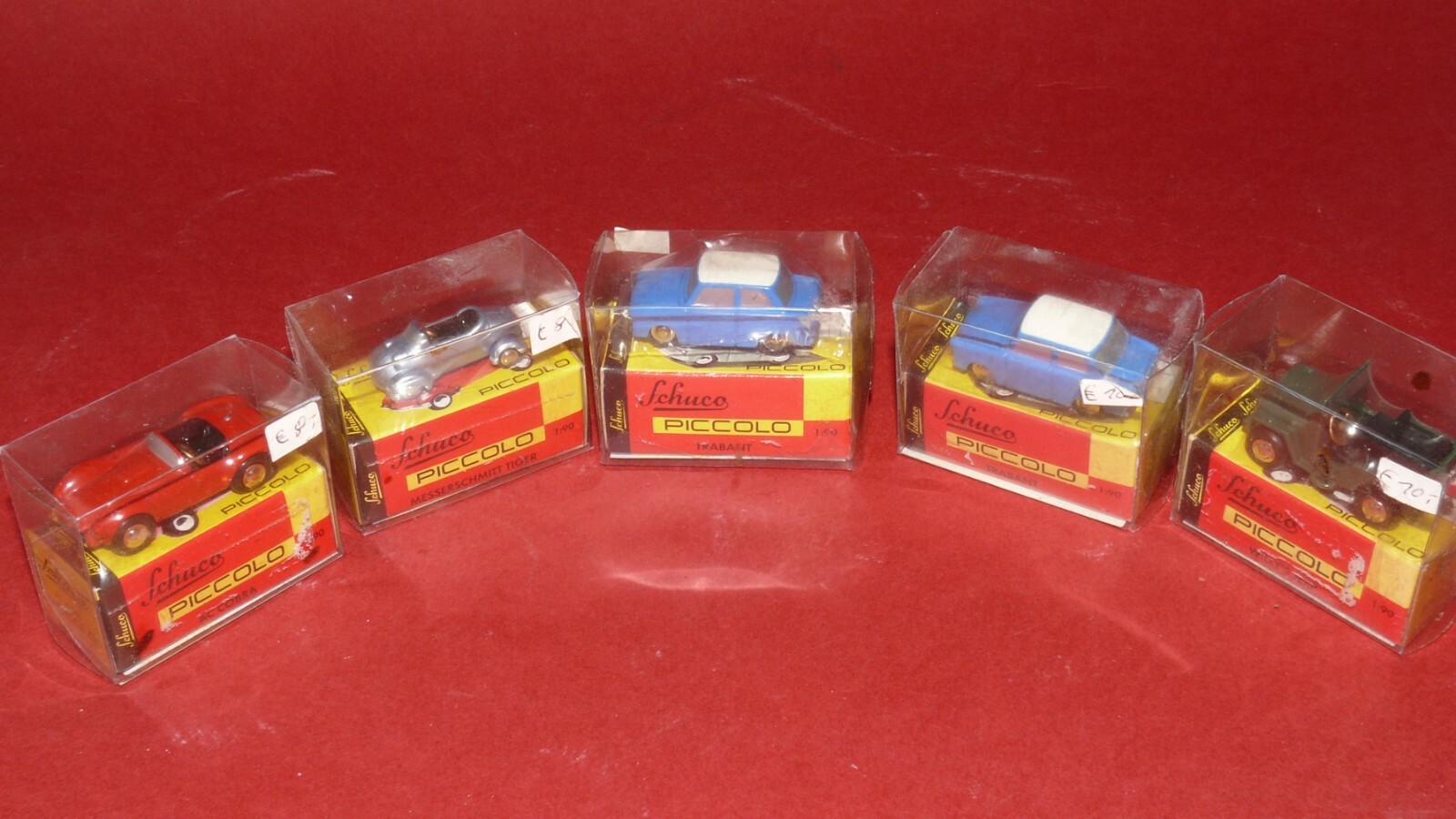 5x Schuco Piccolo - 1 90 OVP 15807 5x Schuco Piccolo - 1 90 OVP 15807