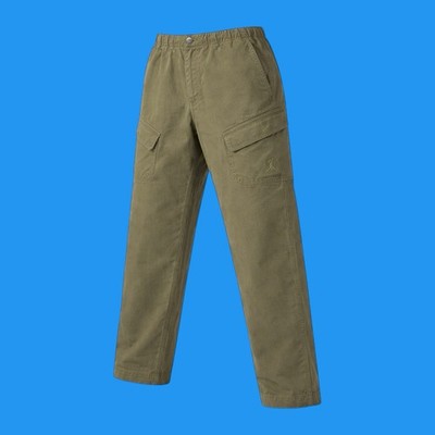 Nike Air Jordan Essentials Mens Size XL Chicago logo Canvas Green Cargo Pants
