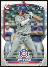 2023 Bowman Prospects Matt Mervis #BP-74 Chicago Cubs