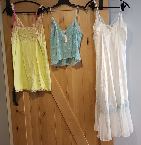 Neu! 3 Stück Cacique Größe 18/20 Slip Satin Cami transparent sexy Nachthemd - Bild 5 von 24