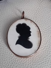 Antique Georgian Miniature Sillouette Portrait,Attributed John Miers