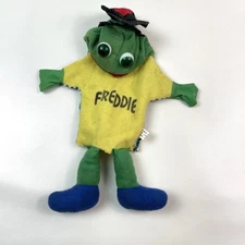 Vintage Freddie Frog Hand Puppet with Squeaker Sound Toy Rare