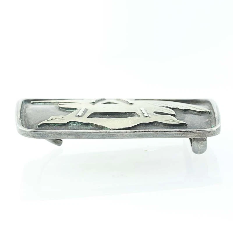 Nativi Americani Cintura Fibbia - Argento Sterling Su Anheuser-Busch Birra - Immagine 2 di 4