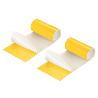 2Pcs Inflatable Patch Repair Kit 4 in x 5 Ft TPU Pool Patches Repair Tape,Yellow