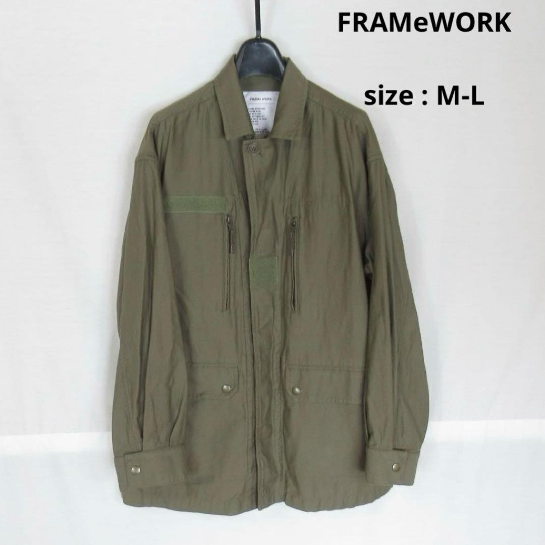 ジャケット・アウター FRAMeWORK / F-2 military jacket M-L Framework F-2 Military Jacket Khaki size JPN M-L/FedEx | eBay