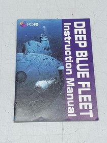 PC FX Software Model Number Deep Blue Fleet NEC