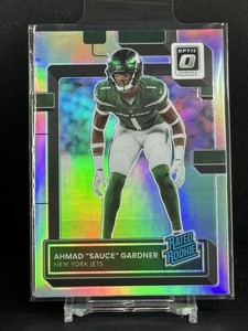 Ahmad "Sauce" Gardner Rookie 2022 Donruss Optic #228 HOLO PRIZM RC New York Jets