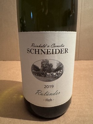 2019 Ruländer  Burgunder von Reinhold und Cornelia Schneider aus der Lage Floh