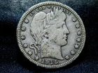1915 BARBER QUARTER FINE