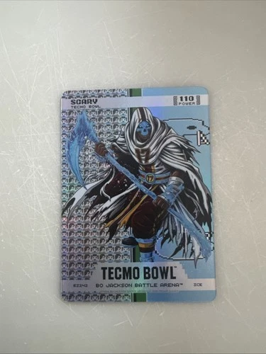 Bo Jackson Battle Arena Tecmo Bowl SCARY TERRY MCLAURIN Endzone Ice 110 POWER