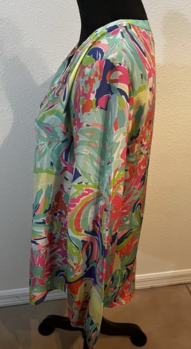 LILLY PULITZER STACEY SEIDE TOP TUNIKA STYLE LANGARM CASA BANANA GR. M... - Bild 4 von 7