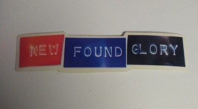 new found glory - vintage promotional sticker - brand new - 6.25x1.5 inch