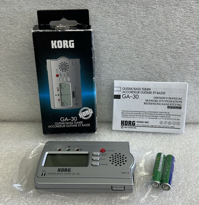 Korg GA-30 Guitar Bass Tuner Compact Portable High Precision