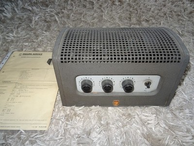 Philips Röhrenverstärker, ++TOP++, Alter Röhrenverstärker, 50er Jahre Verstärker
