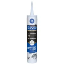 Supreme Silicone Caulk 10.1 Oz Window and Door Sealant Clear