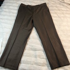 Pantalones de vestir vintage Nordstrom JB Britches para hombre 36x31 marrón cachemir lana pantalones