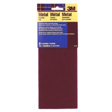 Scotch-Brite Metal Finishing Hand Pad: 4-3/8 in. x 11 in. Maroon 1-pack